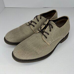 Izod Mens 016-0484 Oxford Smokey Beige Memory Foam Oxford Size 9.5M Dress Shoes